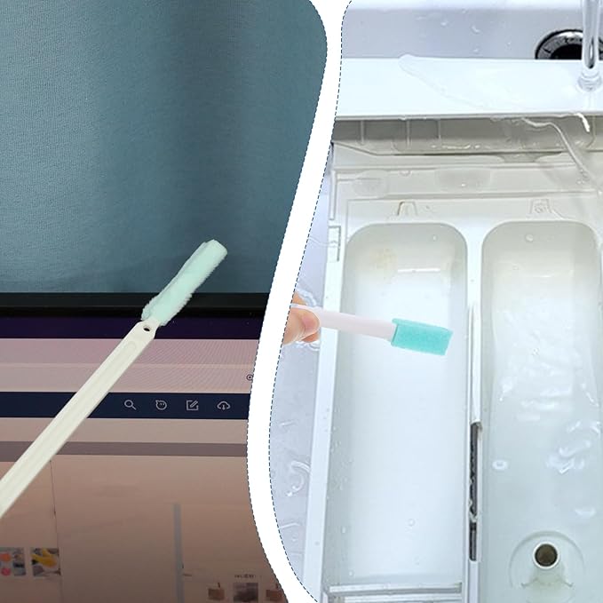13 Pcs Ice Machine Cleaner Brush Kits, Ice Maker Machine Cleaning Tools Extra Long Crevice Cleaning Brush for Gaps Corner Small Tight Spaces - Image 4