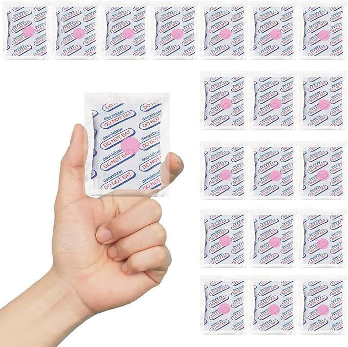 3000cc Oxygen Absorbers (Individually Sealed - Total 20 Count) for Food Storage, Food Grade Oxygen Absorbers Packets with Oxygen Indicator for Long Term Storage and Preservation (3000CC(20-Pack)) by BRENSTEN