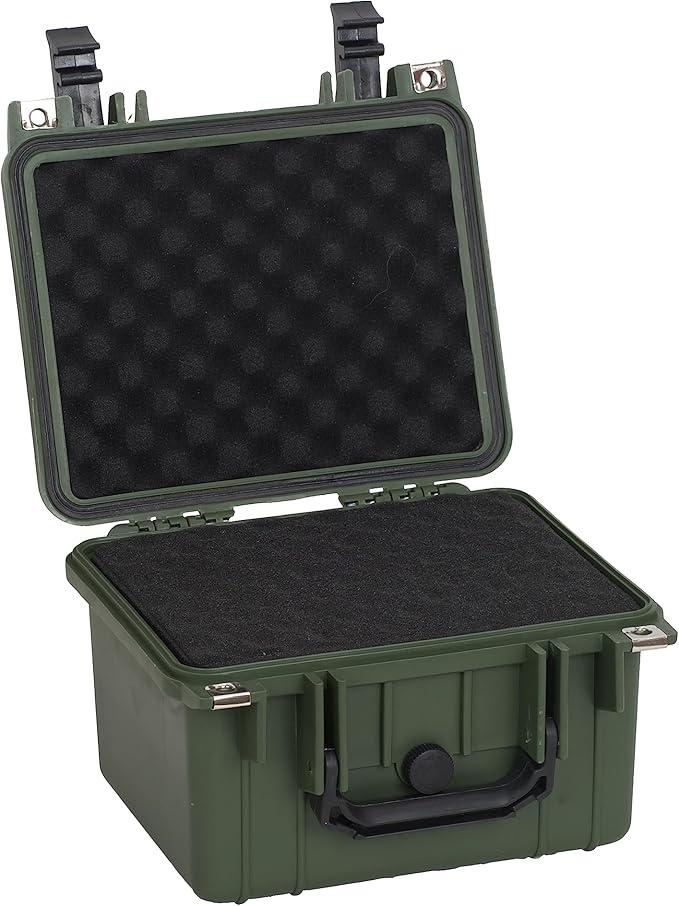 MEIJIA Portable All Weather IP67 Waterproof Camera Case,hard case with Customizable Fit Foam,Fit Use of Drones,Camera,Equipments,10.62 x9.68x6.87inches(Green) - Image 6