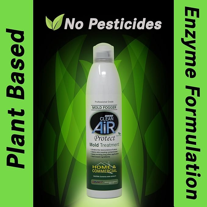 Protect™ Home & Commercial Mold-Treatment Plant-Based Mold-Odor Remover Fogger Treatment - eco-friendly solution for a safer and healthier living and working space. (14 oz) - Image 2