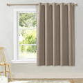 NICETOWN Bedroom Window Blackout Curtain Panel, Taupe, 1 Panel, 70 x 63 inch, Thermal Insulated Blackout Drape/Drapery for Loft, Guestroom by NICETOWN