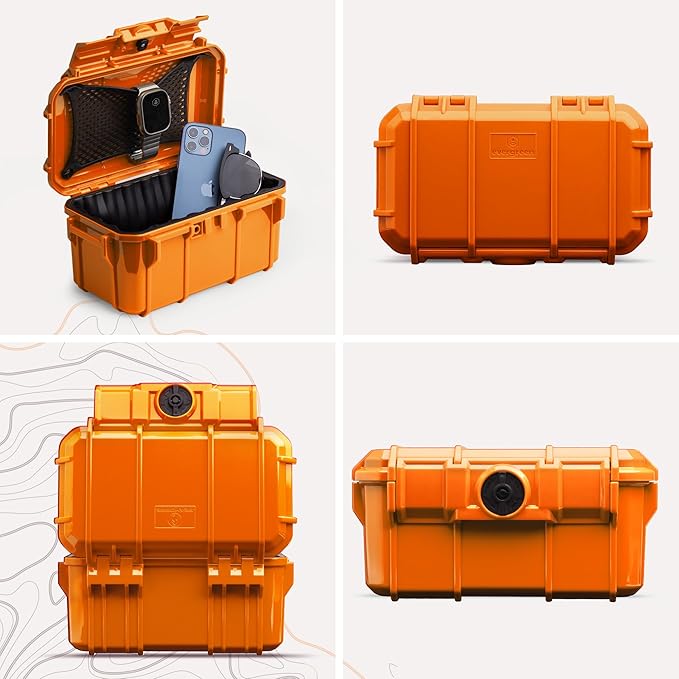 Evergreen 58 Waterproof Dry Box Protective Case - Travel Safe/Mil Spec/USA Made - for Cameras, Lenses, Phones, Pistols, First Aid, Boating, Water Sports, Tacklebox, Ammo Can, Deck Boxes - Image 2