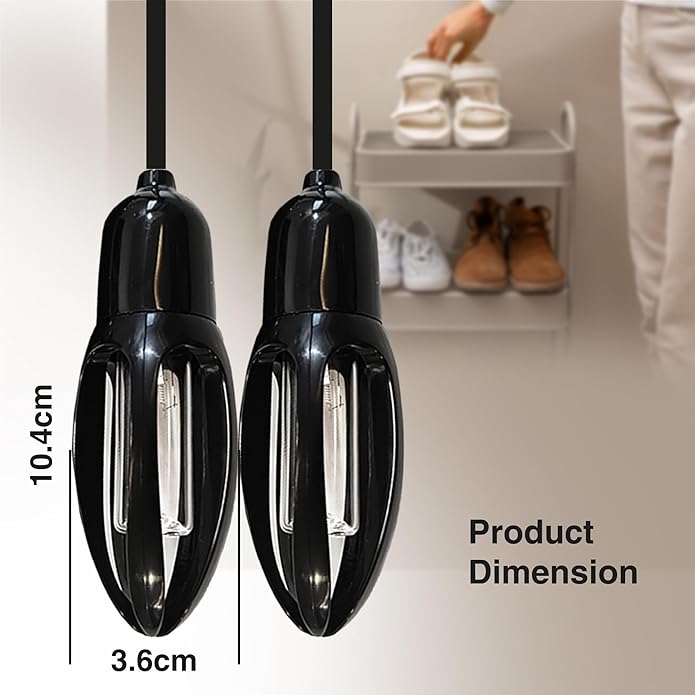 UV Shoe Sanitizer Dryer - Ultraviolet Light Shoe Deodorizer & Dryer - 10W Electric Cleaner to Eliminate Odor for Sneaker - Image 7