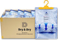 Dry & Dry 70 Pack [7 OZ] Moisture Absorbers - Home & Basement Dehumidifiers by DryDry