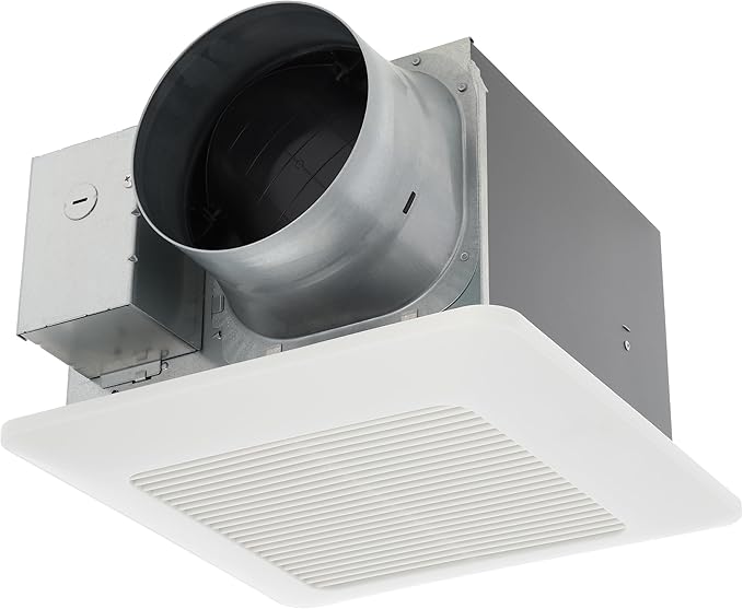 Panasonic FV-1115VQ1 WhisperCeiling DC Ventilation Fan, 110-130-150 CFM,With SmartFlow and Pick-A-Flow Airflow Technology and Flex-Z Fast Installation Bracket,Quiet Energy Star Certified Energy-Saving by Panasonic