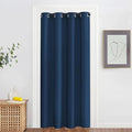NICETOWN Blackout Doorway Curtain Drape 78 inch Long - Grommet Noise Reducing Thermal Insulated Solid Modern Window Treatments for Bedroom Closet (1 Panel, 52 x 78 Inch, Moroccan Blue) by NICETOWN