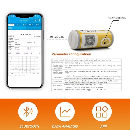Temp/Humidity Data Logger, Bluetooth - Image 4