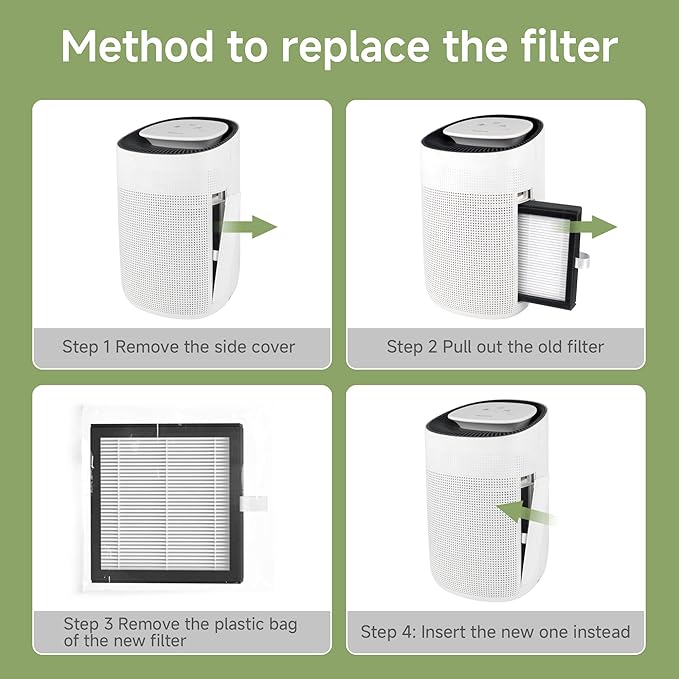 6 Packs DH02 Replacement Filter Compatible with Tenergy Sorbi DH02 1000ml Air Dehumidifier and Air Purifi-er and Also Compatible with Afloia AQ8 Q8 / Honati DP2201 / Hysure Q7 - Image 3