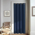 NICETOWN Navy Blue Blackout Window Curtain for Doorway - Grommet Privacy Window Treatment Energy Saving Thermal Insulated Room Darkening for Bedroom (1 Panel, W46 x L80) by NICETOWN