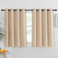 NICETOWN Bedroom Blackout Curtain and Drape - Window Treatment Thermal Insulated Solid Grommet Blackout Drapery for Bedroom (Biscotti Beige, 1 Panel, 52 by 54 inches) by NICETOWN