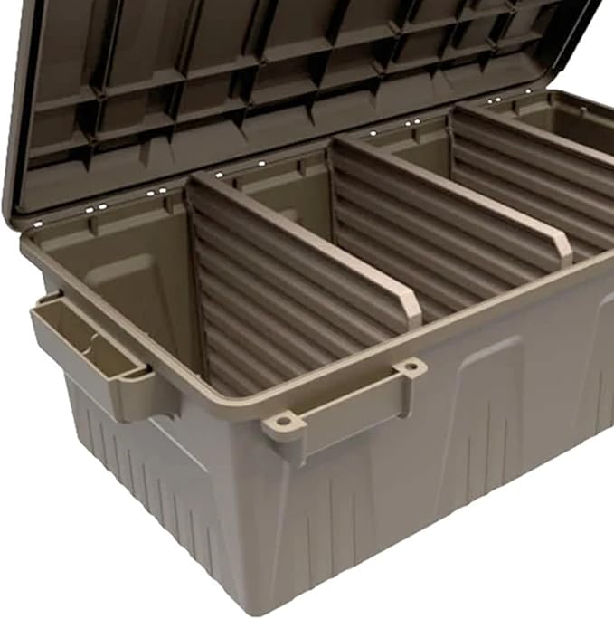 MTM ACDC30, Divided Ammo Crate Utility Box, Water- Resistant, Stackable, Snap Latch, USA Made, Dark Earth - Image 9