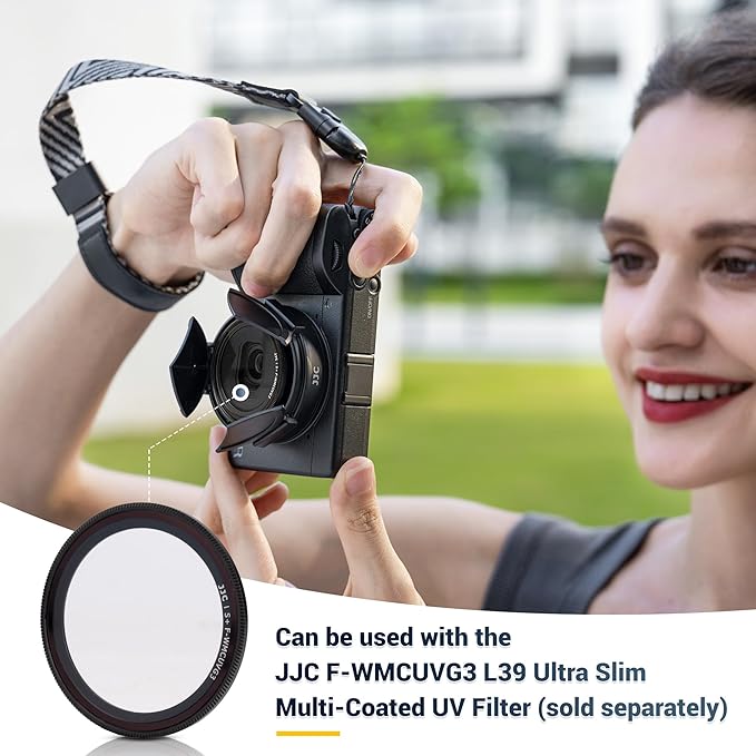 JJC Auto Open and Close Lens Cap Cover for Ricoh GR IV GRIV GR4 HDF Monochrome Digital Camera, Dustproof and Anti-Scratch Lens Protector with No Vignetting, Accessories for Ricoh GR 4 - Image 7