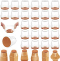 24Pcs Silicone Chair Leg Floor Protectors, Felt Furniture Pads for Hardwood Floors, Rubber Chair Leg Protector for Hardwood Floors, Chair Leg Caps Chair Leg Covers for Wooden Floors(Clear, XSmall) by Joeyrras