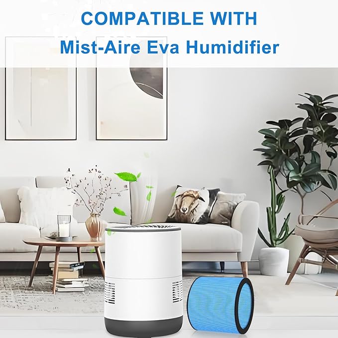 Replacement Humidifier Filter Compatible with Pure Enrichment MistAire Eva 4-Speed Evaporative Humidifier, 2-Pack - Image 5