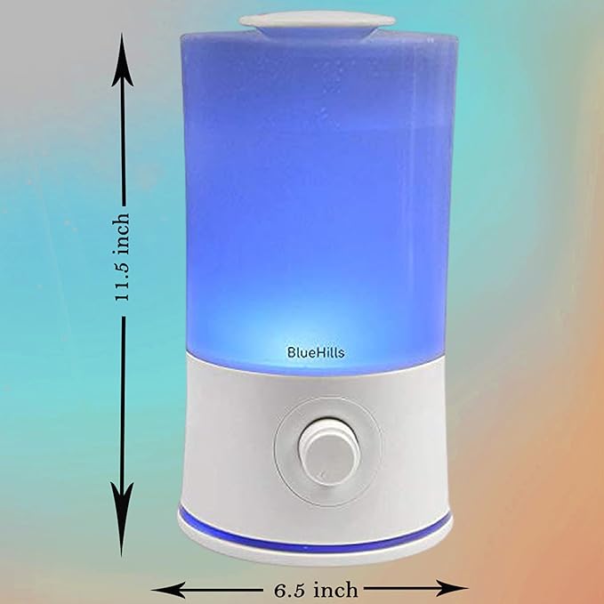 BlueHills Premium 2000 ML XL Large Essential Oil Diffuser Aromatherapy Humidifier for Large Room Home 40 Hour Run Huge Coverage Area 2 Liter Extra Large Capacity Huge Diffuser High Mist White E001 - Image 4