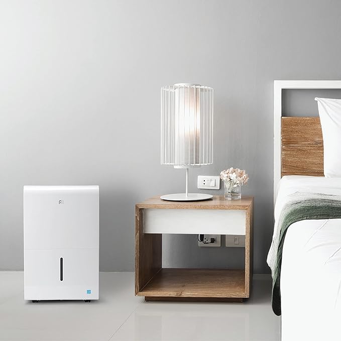 Perfect Aire 50-Pint, 4,500 Sq. Ft. ENERGY STAR Dehumidifier With Continuous Drainage Option, Ultra-Quiet Operation - Ideal for Small Rooms & Basements - Image 8