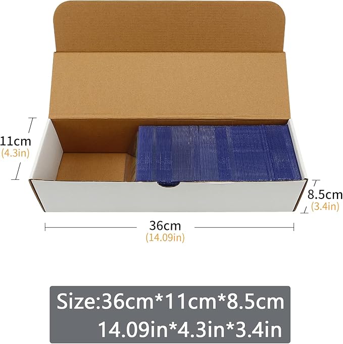 Trading Card Storage Box,8-Pack-6400 Count Corrugated Cardboard Card Box With Mtg/Magic/TCG Storage and Collection,Labels For Card Storage Box - Image 2