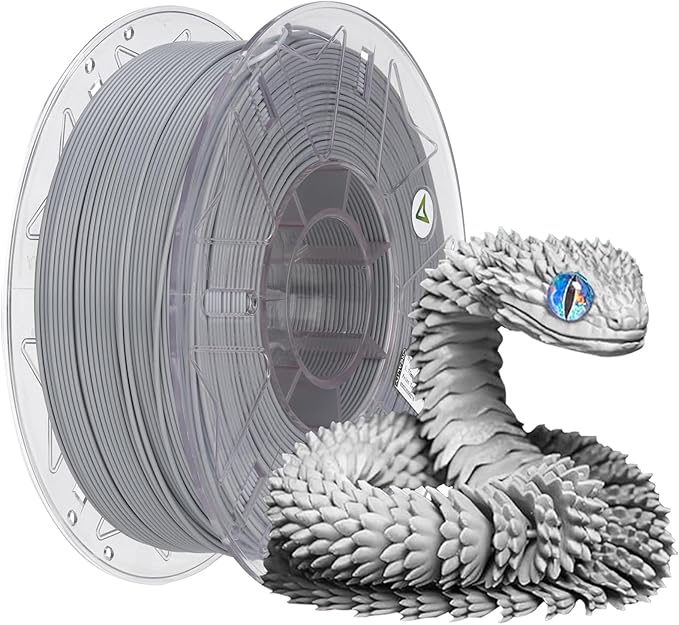 2025 Official RFID Creality Hyper PLA RFID Filament 1.75mm for K2 Plus Combo, High Speed 30-600mm/s 3D Printer Filament, 1kg(2.2lbs)/Spool Hyper PLA RFID Support CFS, for Most 3D Printers Grey by Creality