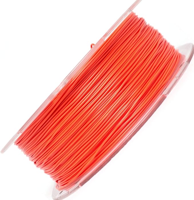 TPU Filament，PRILINE 98A TPU Flexible Soft 3D Printer Filament，1KG 1.75mm Spool Durable Flexible Material, Orange - Image 2