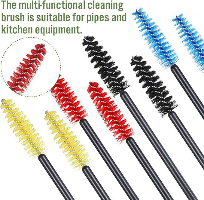 20 Piece Hummingbird Feeder Cleaning Brushes Small Cleaner Brushes Tiny Brush for Cleaning Small Parts Mini Nylon Bottle Brush Set Hummingbird Feeder Brushs for Bottles Tubes Jars Bird Feeders - Image 5