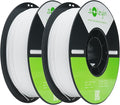 Soleyin Ultra PLA Filament 1.75mm PLA 3D Printer Filament High Speed 30-600mm/s Dimensional Accuracy +/- 0.02mm, 2kg Spool (4.4lbs)-2 Pack White by Skouphy