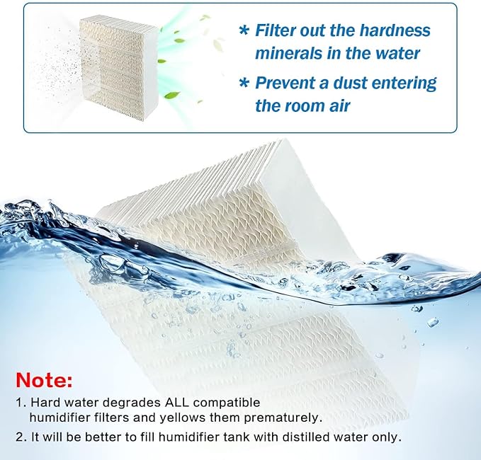 Alocs 1043 Humidifier Filter Wick Replacement for AIRCARE Essick Air 826000 831000 EP9800 EP9700 EP9500 EP9R800 EP9R700 EP9R500, Bemis Space Saver 800 8000 Series Evaporative Humidifiers - Image 5