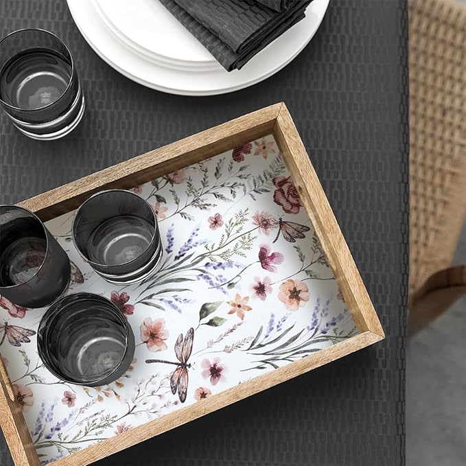 Floral Drawer and Shelf Liner for Kitchen Cabinets,16IN x 20FT Non-Adhesive and Strong Non-Slip Cabinet Drawer Liners for Kitchen Shelf, Waterproof Cupboard Liners,Easy to Clean - Image 7