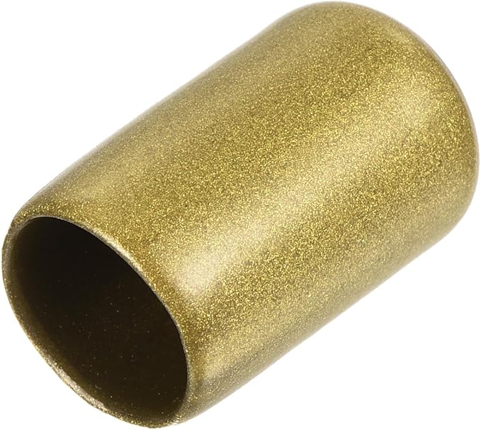 uxcell 20pcs Rubber End Caps 11.5mm ID Vinyl Round Tube Bolt Cap Cover Thread Protectors Gold by uxcell