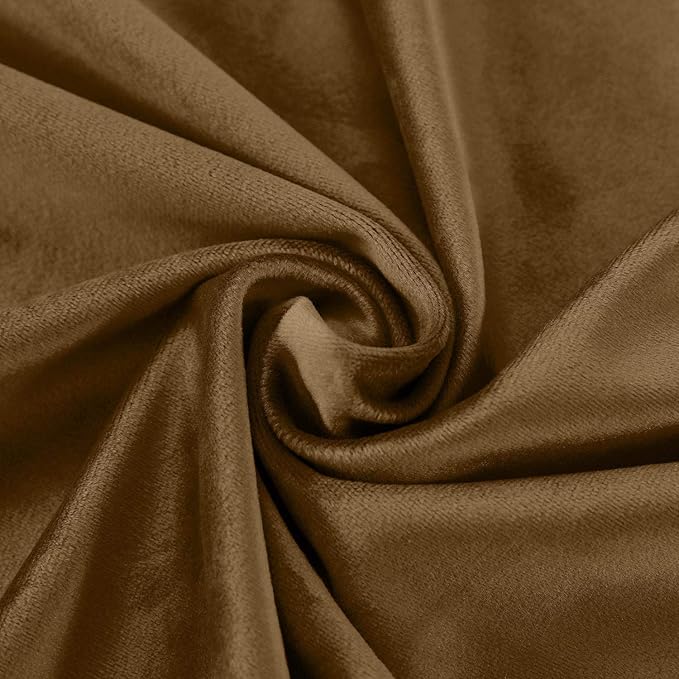 ChadMade Blackout Lined Premium Velvet Curtain Jave 84Wx84L Inch (1 Panel), Eyelet Grommet for Livingroom Bedroom Theater Studio, Leon Collection - Image 6