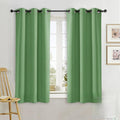 NICETOWN Blackout Curtain Blind for Bedroom, Single Panel, W42 x L45 inches, Forest Green, Thermal Insulated Grommet Blackout Room Darkening Drape/Drapery by NICETOWN