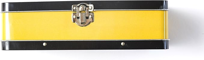 DAHO Metal Storage Box with Hinge for Office, School, Home, Makeup, Arts & Crafts and Accessories (Gold) - Image 2