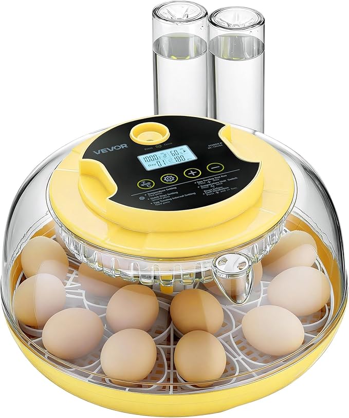 VEVOR 18 Egg Incubator, Automatic Egg Turner with LED Candler, Temperature & Humidity Control, 360° View Clear Window, Auto Water Refill, Poultry Eggs Incubators for Hatching Chicks Ducks Goose Quail - Image 9