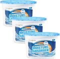 3-Pack Moisture Absorber, 9.8 oz (277g), Traps Moisture & Humidity, Portable Dehumidifier for Closets, Bathrooms, Toilets, Study Rooms, RVs, Basements by Unknown