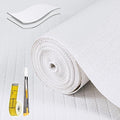 Shelf Liners for Kitchen Cabinets Non Adhesive Drawer Liner 23.4in x 20FT Pure White Thickened Shelf Liner Strong Non-Slip Easy to Clean for Tool Box Refrigerator with Knife and Tape Measure by Adwann