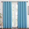 NICETOWN Thermal Curtain 84 inches Long - (Teal Blue Color) Thermal Insulated Window Treatment Drape, Room Darkening Modern Drapery for Boy's Room,52x84 inches, One Panel by NICETOWN