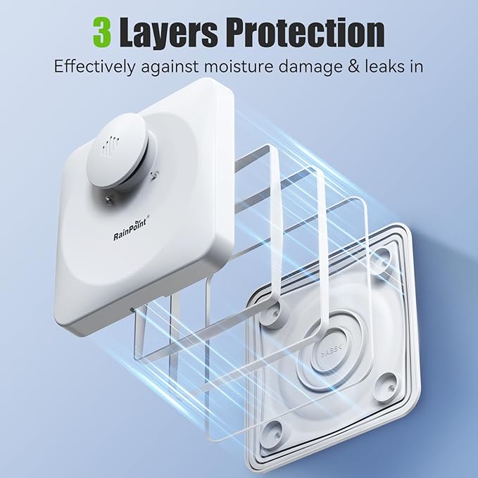 RainPoint WiFi Water Leak Detectors for Home - IP66 Waterproof Grade Water Sensor Leak Detector Kit with Hub, Powerful Alarm Siren, Includes 3 Water Alarm Leak Detectors & One WiFi Gateway Hub - Image 3