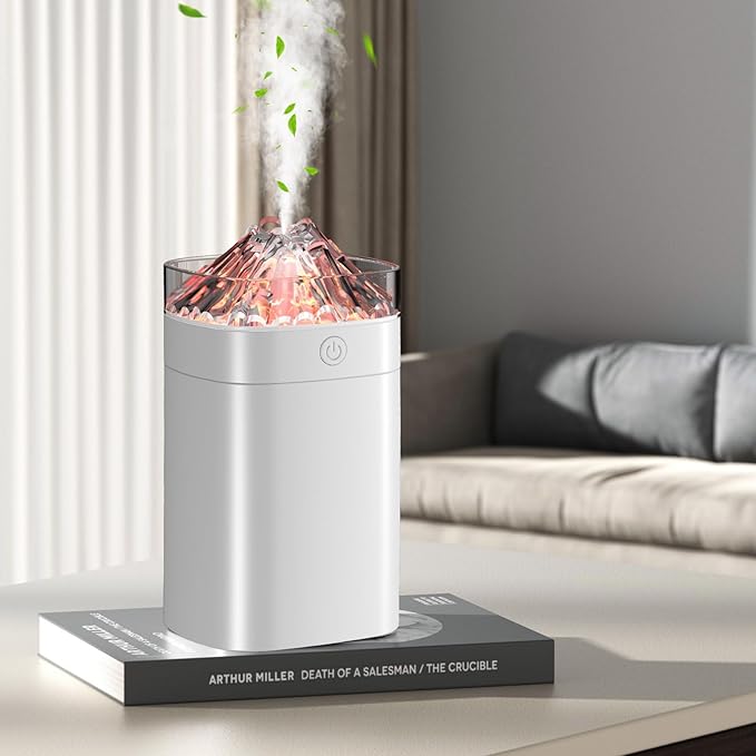 Small Humidifier, 400ml Small Humidifiers for Plants with 2 Spray Modes, Portable Mini Humidifier for Travel, Waterless Auto-off Humidifiers with 7-Color Night Light for Bedroom Nightstand Office by G-REGREATER