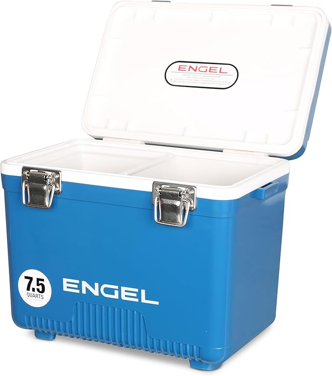 Engel UC7 7.5qt Leak-Proof, Air Tight, Drybox Cooler and Small Hard Shell Lunchbox for Men and Women by ENGEL