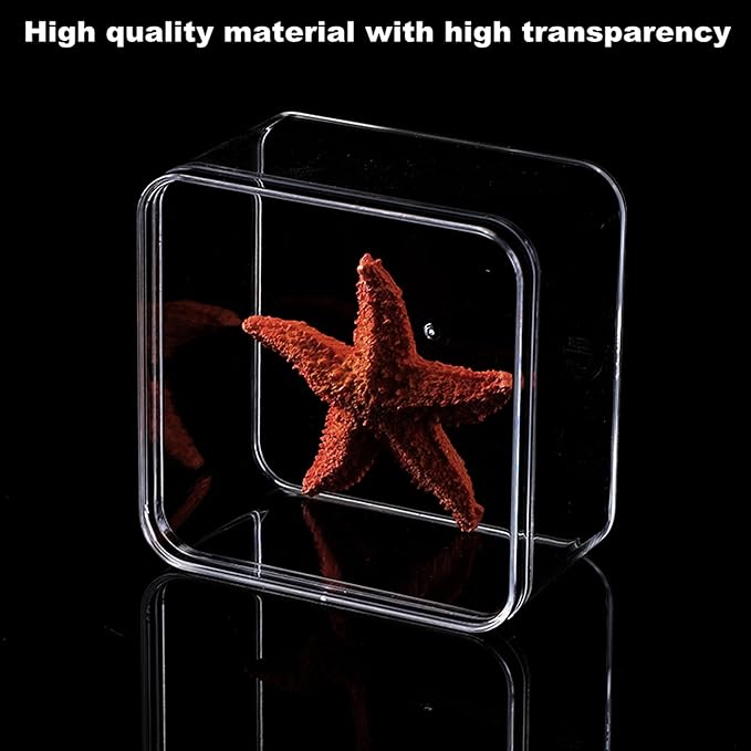 KissYou Acrylic Box Clear Display Box with Lid Jewelry Storage Container Party Decoration - Image 4