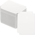 PATIKIL Trading Card Dividers, 100 Pcs Index Card Football Card Sorter Storage Boxes Organizer Tray Accessories for Sports Game Baseball Card, White by PATIKIL