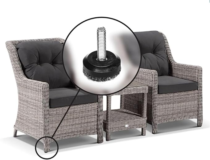 Slipstick Gorilla Outdoor Adjustable Furniture Levelers (8 Pack) Weatherproof Screw in Leg Glides for Chairs, Tables, and Outdoor Furniture Feet, 1-1/8 Inch Berber Glide, 5/16”-18 BSW Thread - Image 7