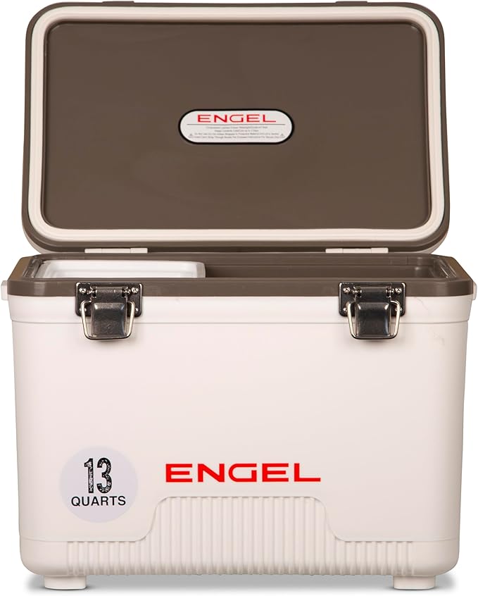 ENGEL 13qt Leak-Proof, Air Tight, Drybox Cooler and Small Hard Shell Lunchbox for Men and Women by ENGEL