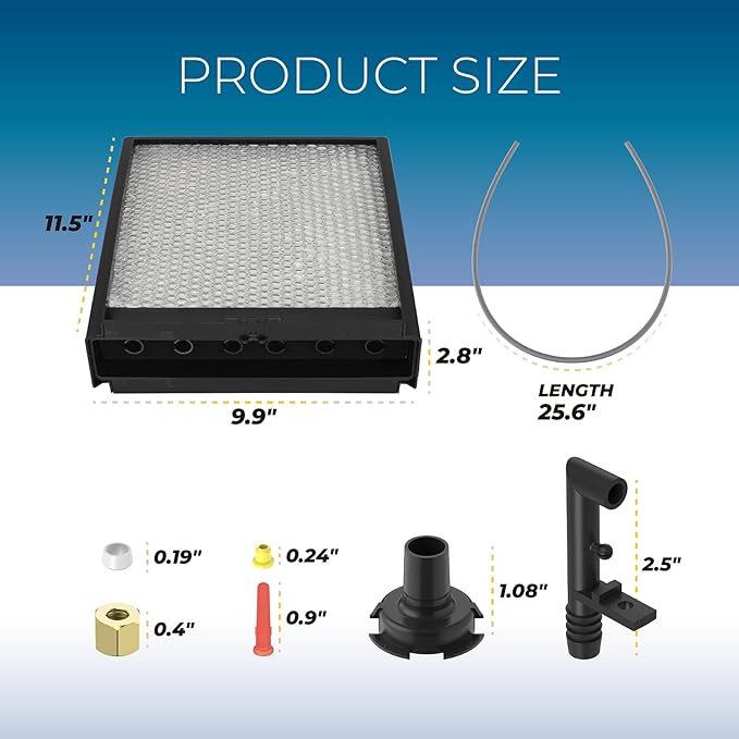 Pokin 4793 Humidifier Maintenance Kit Compatible with Aprilaire 550,558, Water Panel Model No. 10 Replacement Filter for Aprilaire 550 Series,550 Humidifier Part Accessories Fits for Aprilaire - Image 5