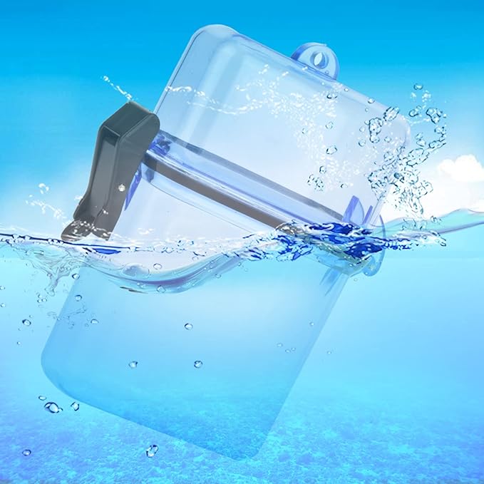 Diving Dry Boxes Diving, Dry Box, Plastic Transparent Underwater Kayak Sealing Box with Rope Hook for Surfing Canoe Kayak - Image 2