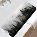 Misty Forest Bathtub Mat Non Slip, Baby Bath Mat for Tub Rubber Tub Mat, Kids Bath Mats for Bathroom Nature Trees Anti Slip Shower Mat with Suction and Drain Holes Machine Washable, 40″X16″ by Unknown