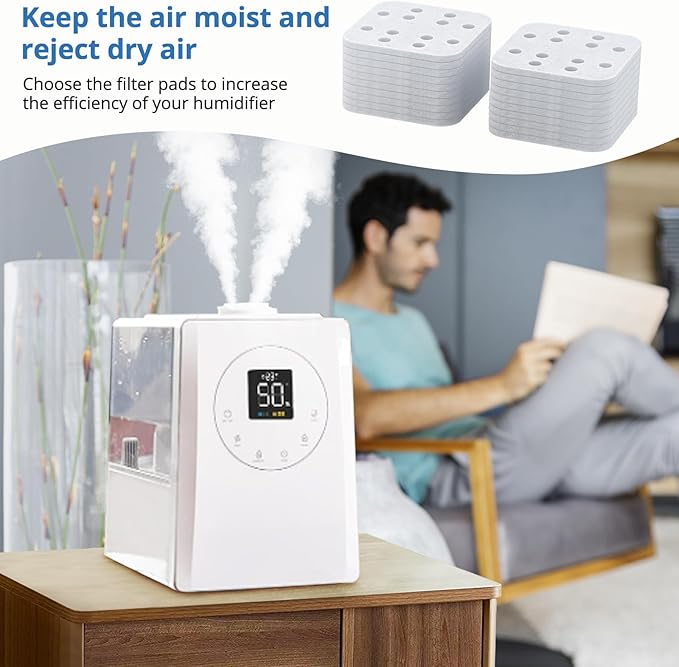 Humidifier Mineral Absorption Pad 20 Pack, Replacement Filter Compatible with LEVOIT LV600S, LV600HH, OasisMist450S Humidifiers - Image 6