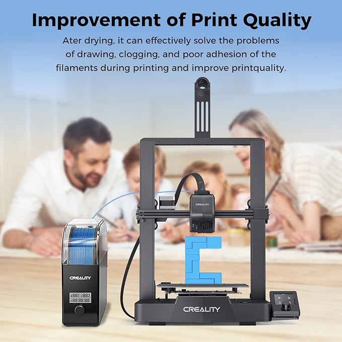 Creality Filament Dryer Box Pro, Upgrade 3D Printer Filament Dryer Box with Fan, 360° Heating Filament Dehydrator Storage Box for 1.75/2.85mm PETG PLA TPU ABS Nylon - Image 7