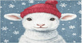 Christmas Lamb with Red Hat Decorative Rugs for Bathroom Anti-Mold Bath Rugs for Bathroom for Restroom Accessories 39x20in de alfombras para ba?o by Unknown