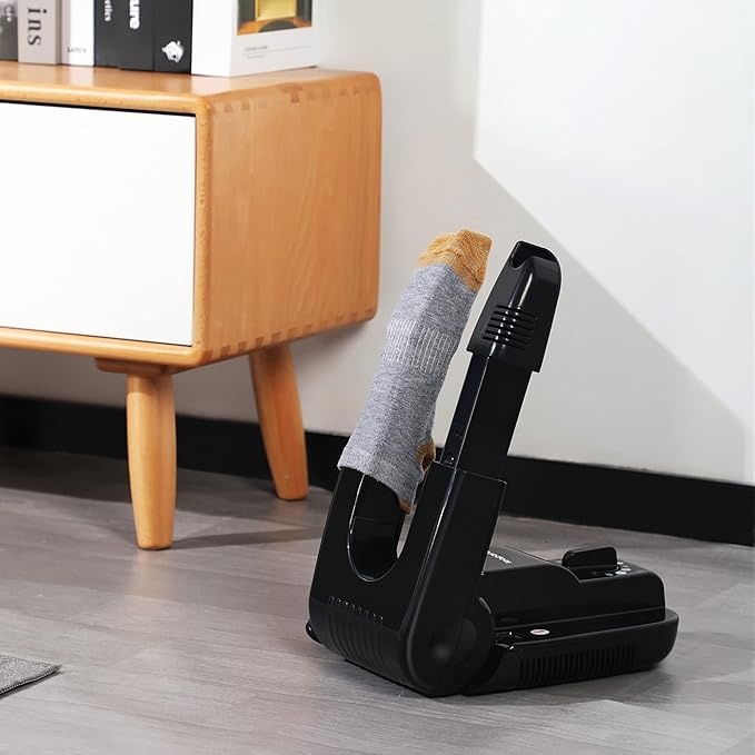Boot Dryer Shoe Dryer with Timer, leapara Heat Blower Warmer for Work Boots, Gloves, Sweaty Feet, Sneaker, Portable Dryer with Foldable Rack (110V) - Image 7