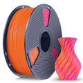 Matte PLA Filament 1.75mm, 1kg(2.2lbs) 3D Printer Filament, Smooth Matte Finish, Less Brittle, Dual Color Appearance from Different Angles, OrangeRed by YOOPAI